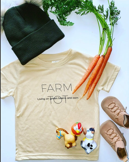Signature Farm Tot Toddler T | Tan | Gender Neutral